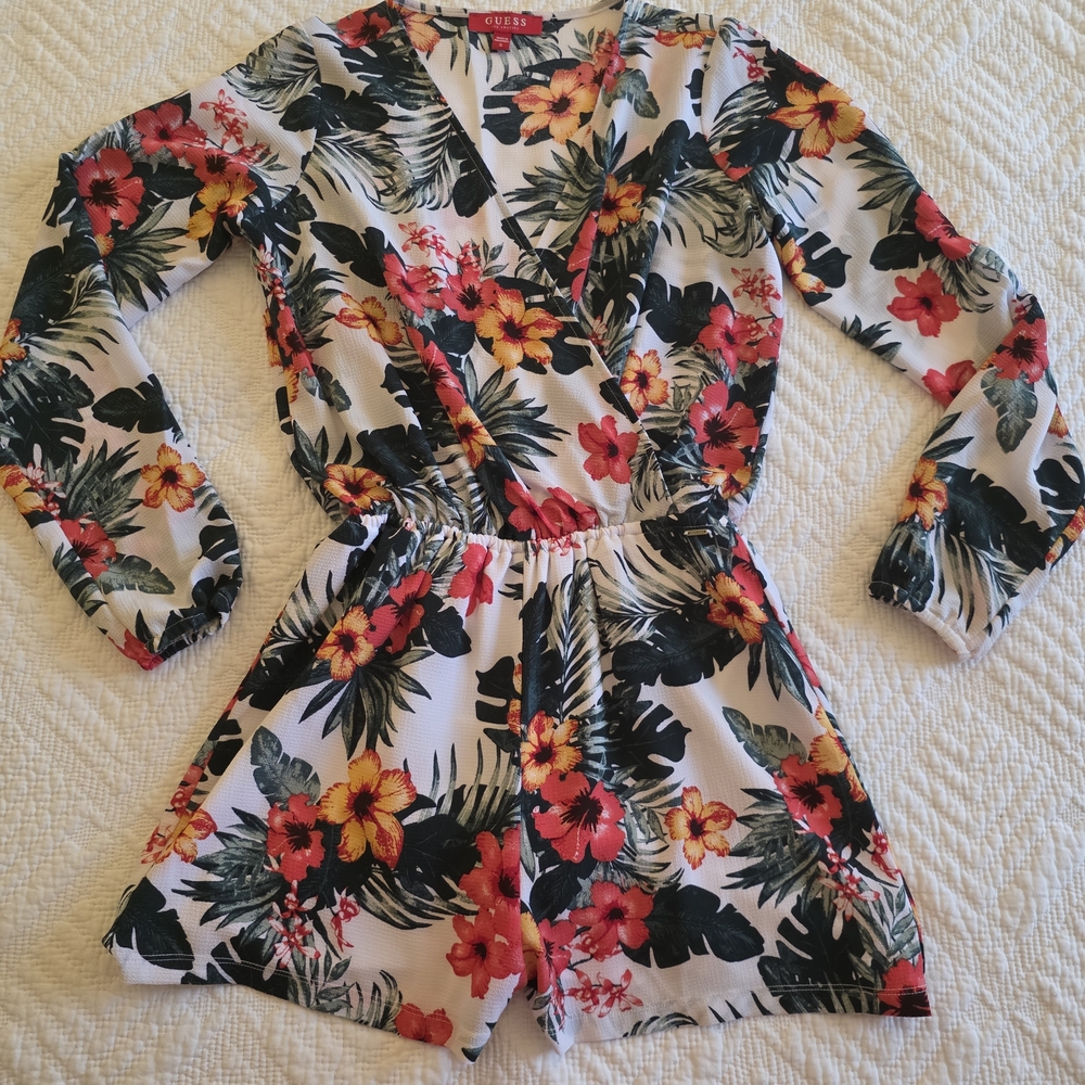Guess Floral Romper - Multicolor